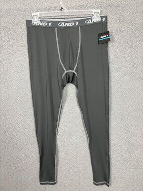 AND1 Men's Performance Leggings  Athletic Compression Base Layer Tights XL NWT's